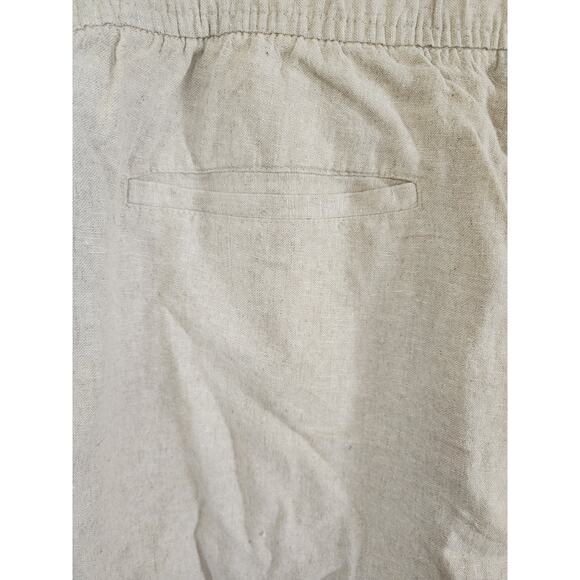 Old Navy Women's High-Waisted Cropped Linen-Blend Tapered Pants Plus Size 4X - Picture 6 of 7